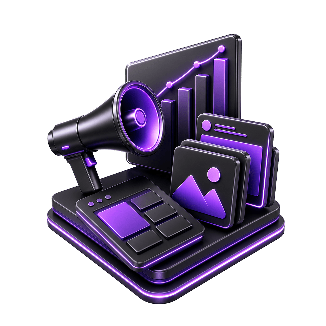 3D digital marketing token